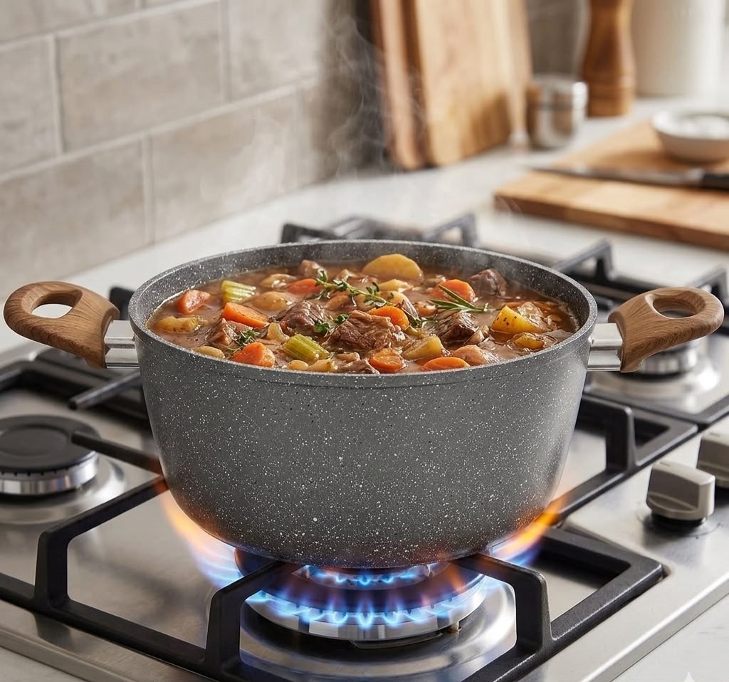 Stewpot Granite Non Stick Stone 22 cm