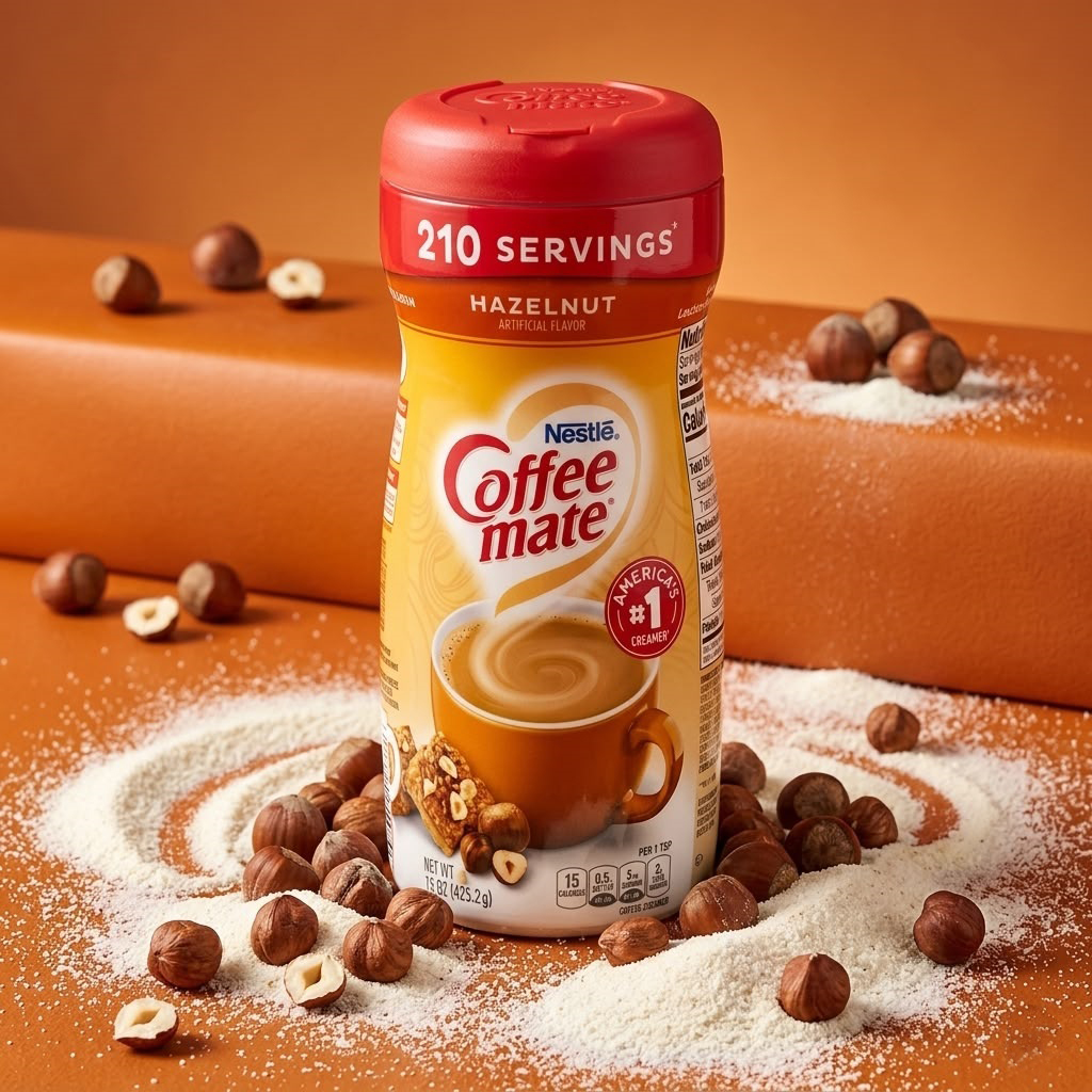 Nestle Coffee mate Hazelnut Powder Coffee Creamer, 15Oz