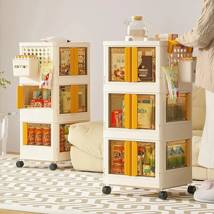 3 Tier Rolling Cart Utility Cart with Wheels