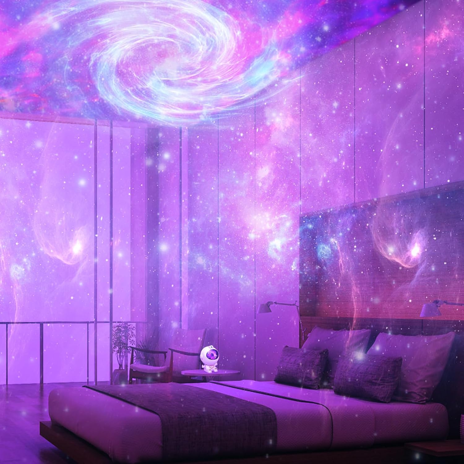Astronaut Galaxy Projector with Remote Control For Gifts