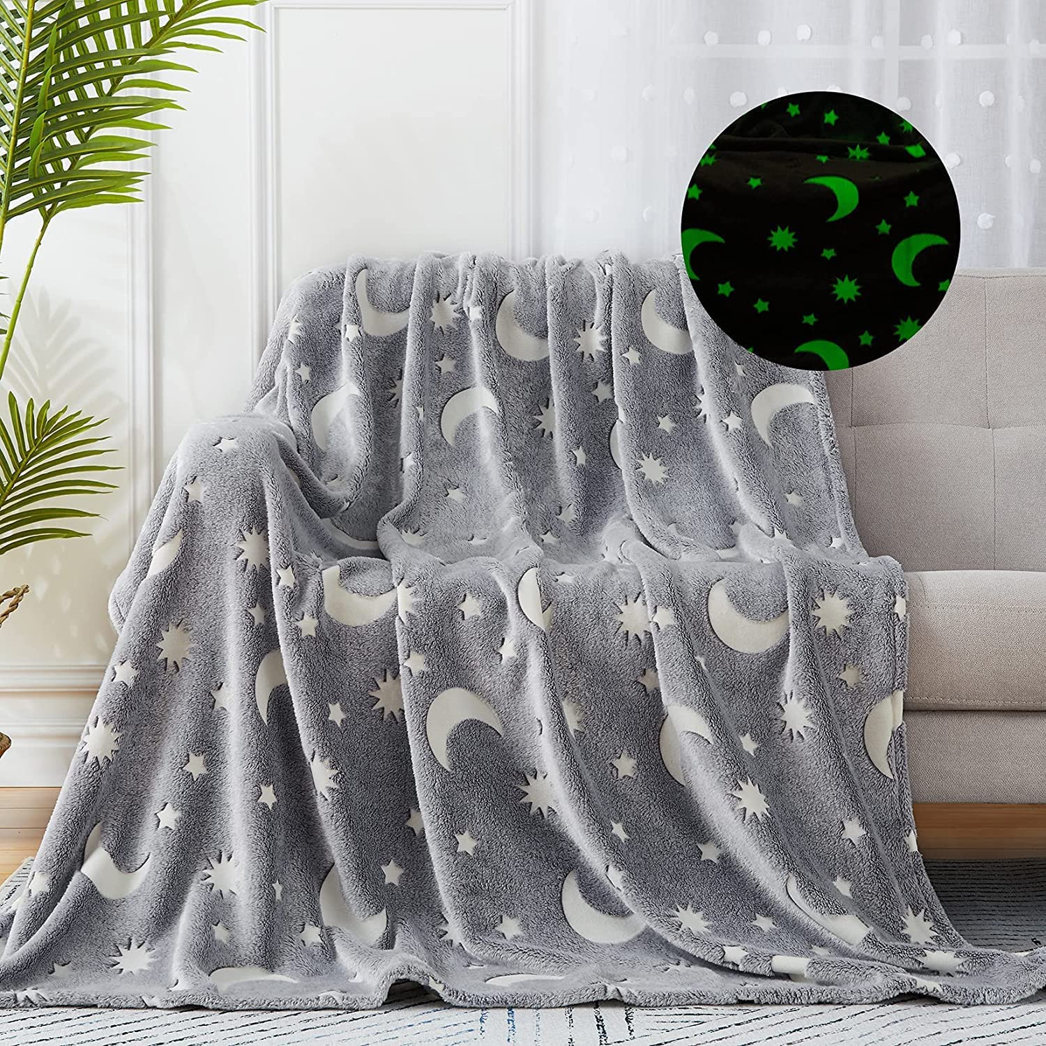 Glow in The Dark Blanket Throw