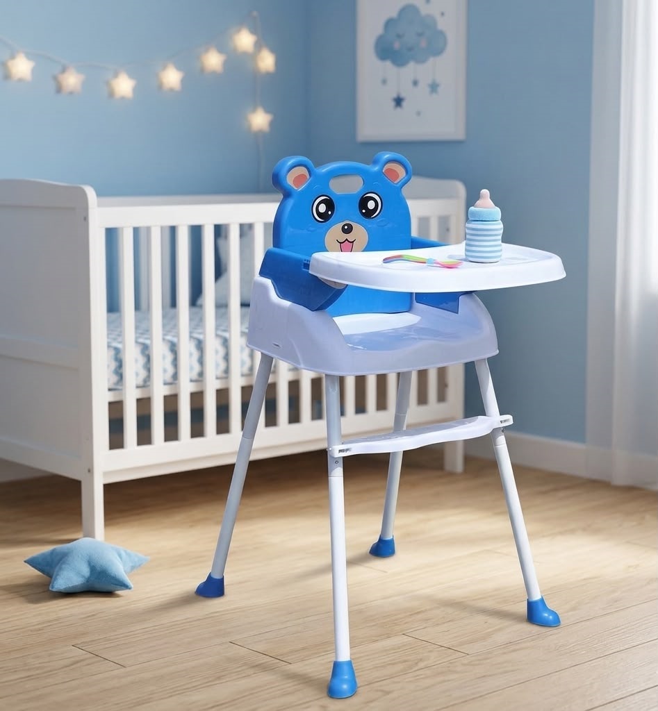 4 in1 Adjustable Baby Foldable Feeding High Chair