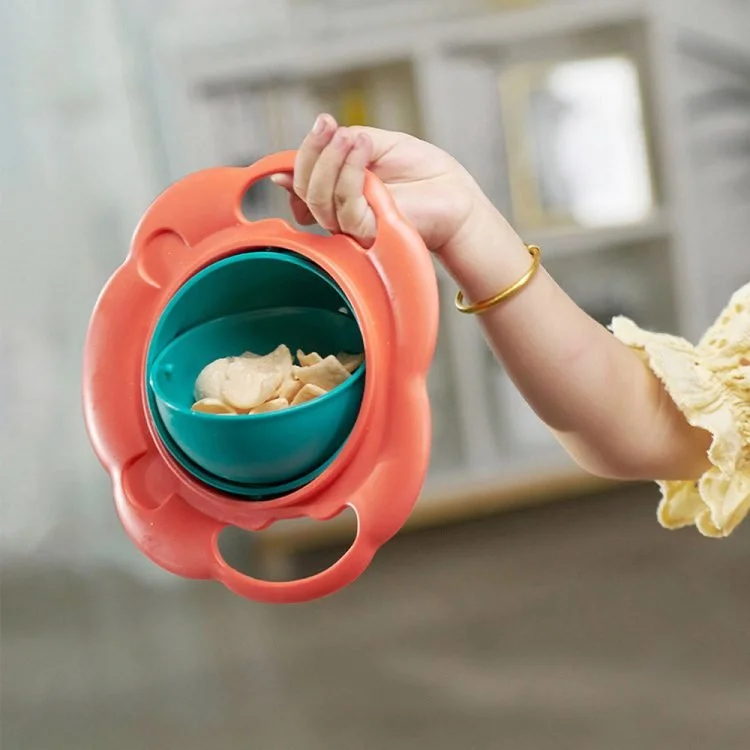 360 Degrees Rotate Baby Bowl Universal Bowl Children