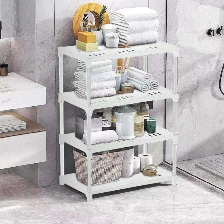 4 Tier Free Standing Bathroom Organizer