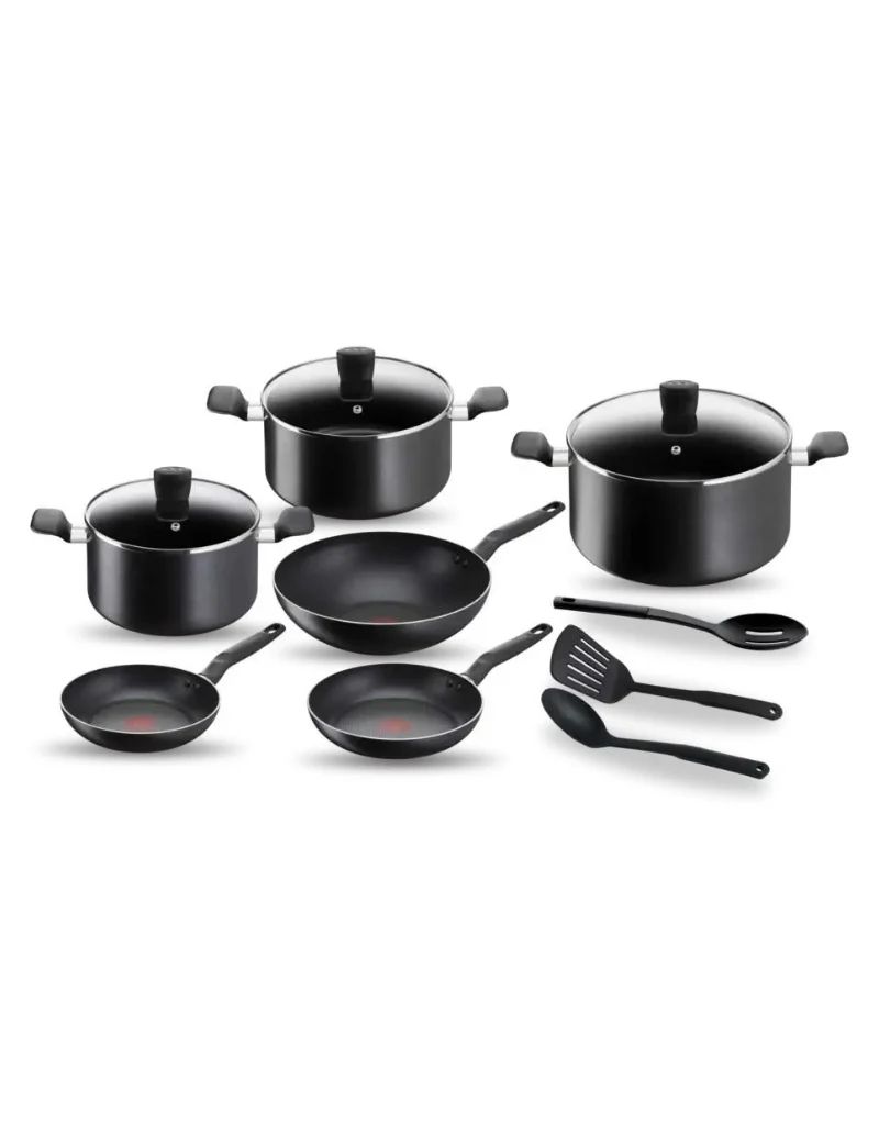 𝗧𝗲𝗳𝗮𝗹 Super Cook 12 pieces Set Titanium Coating