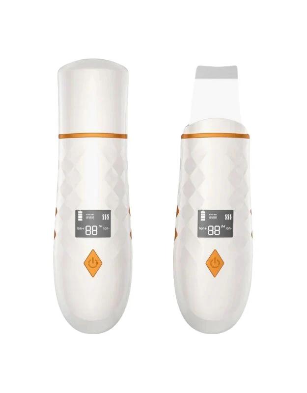 LCD Screen Pore Scraper for Pore Cleansing and Blackhead Removal with Ultrasonic - 4 Skin Cleaning Modes