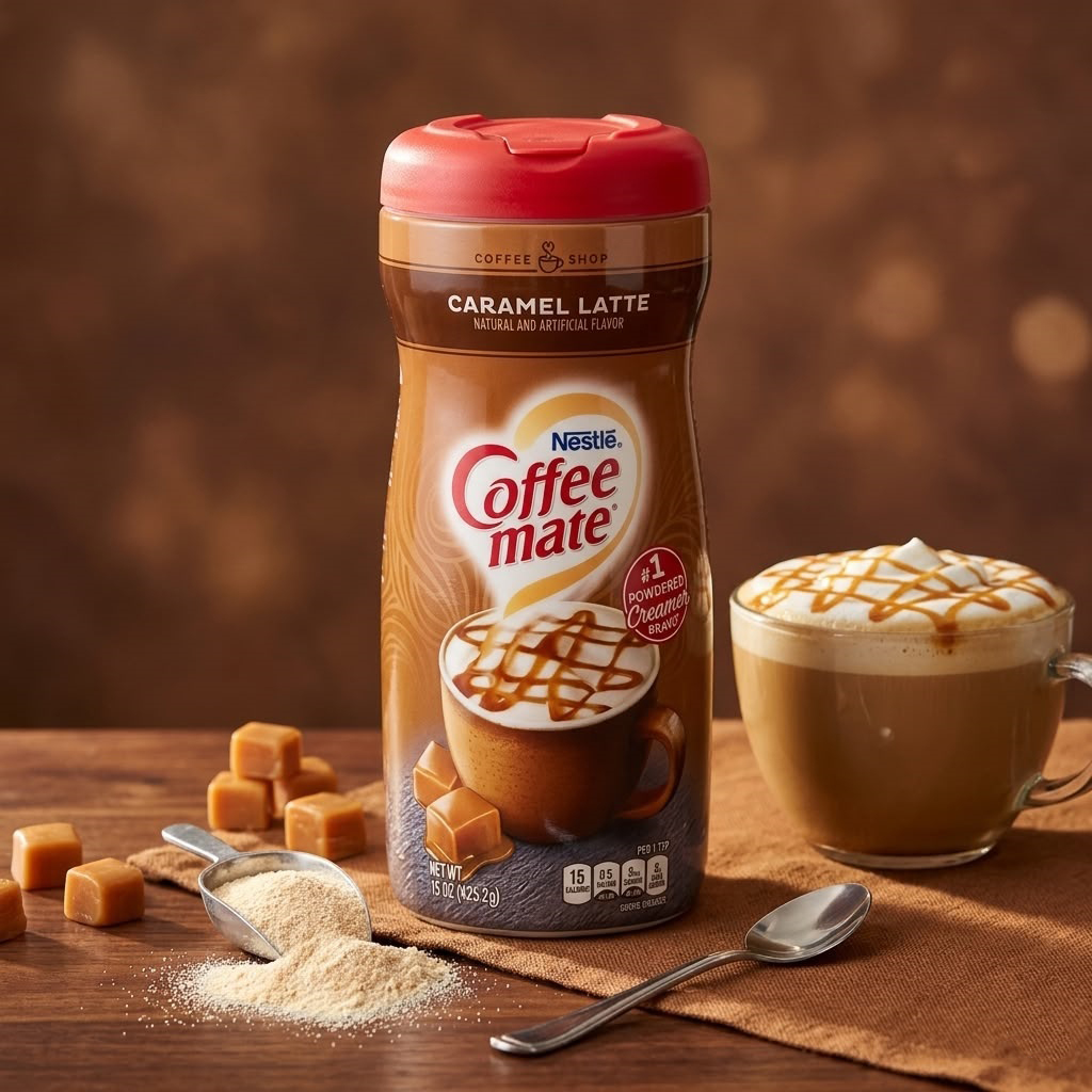 Nestle Coffee-Mate Caramel Macchiato, Pack of 1 (1 x 425 g)
