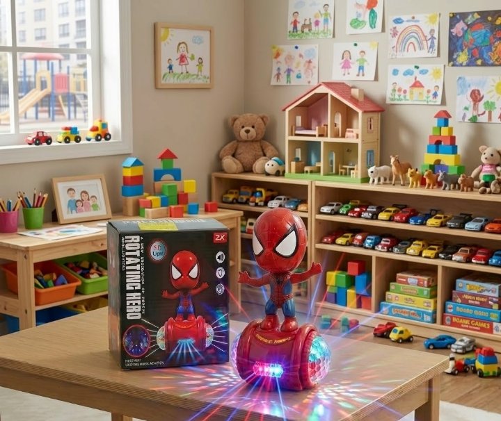Dancing Spider Robot Toys with Flashing Lights & Music