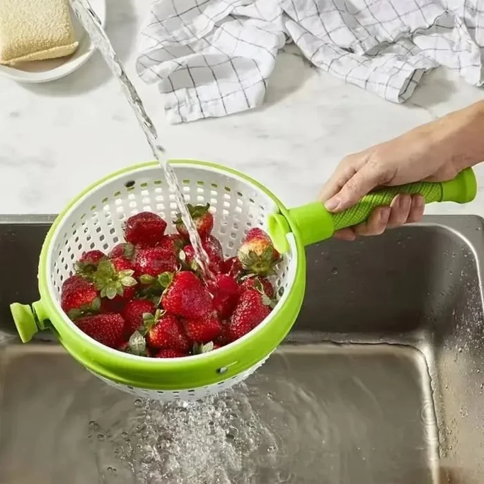 Collapsible Vegetable Spinner Drainer
