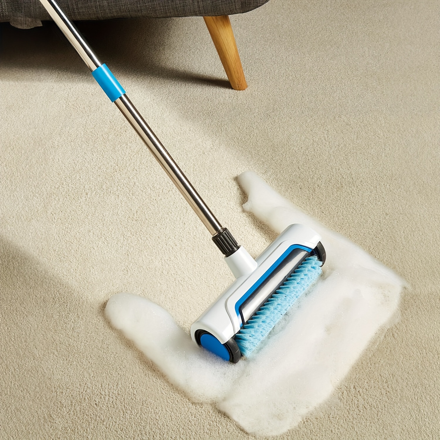 Coopers of Stortford - Rug Carpet Cleaner Refresher Brush for Home for Spills Stains