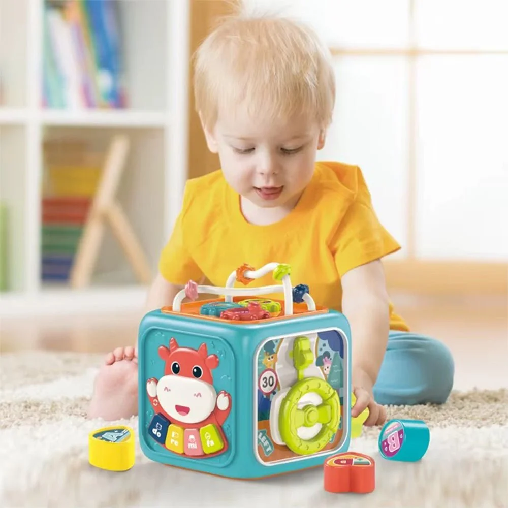 Thrive Toys Baby Activity Cube 6 In 1