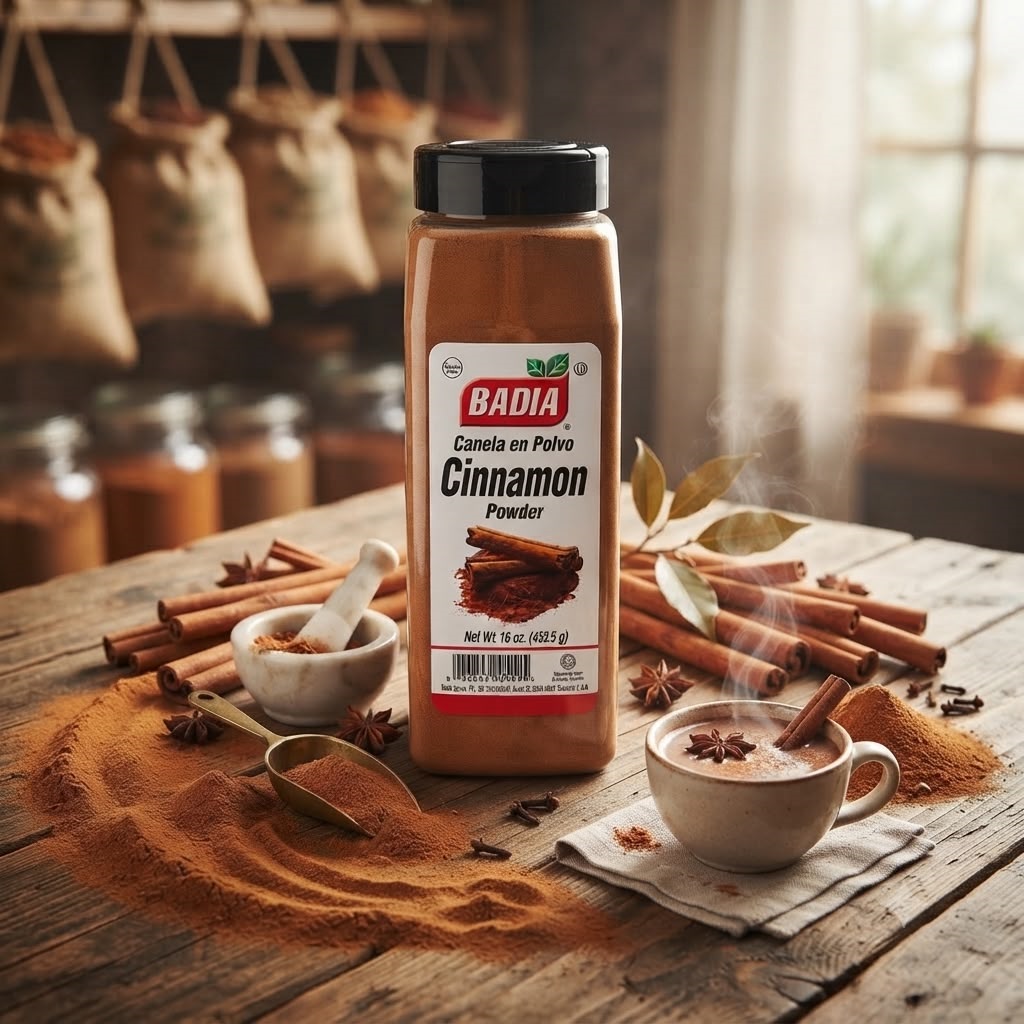 Badia Cinnamon Powder 16 oz – Sweet and Aromatic Ground Cinnamon Spice, Warm Flavor with a Smooth Finish