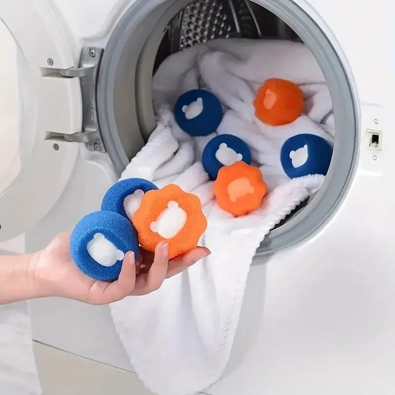 Hair Removal Cleaning Ball, Clothes Anti-Winding Adsorption Reusable Hair Remover Washing Machine Hair Catcher Laundry Ball Dryer Ball for Clothing Dog Cat Pet Hair Remover