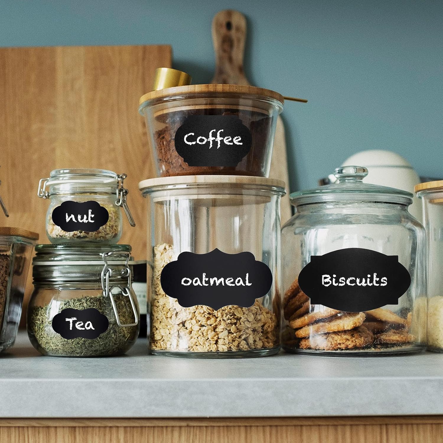 Chalk Board Labels Self-Adhesive Removable