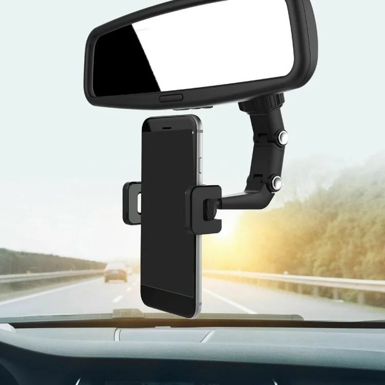 Car Rearview Mirror Mount Stand Holder for Cell Phone