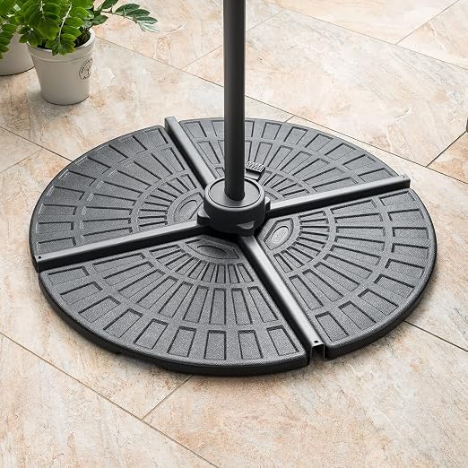 Concrete Cantilever Parasol Resin Base Weights for Banana Umbrella (12.5kg)