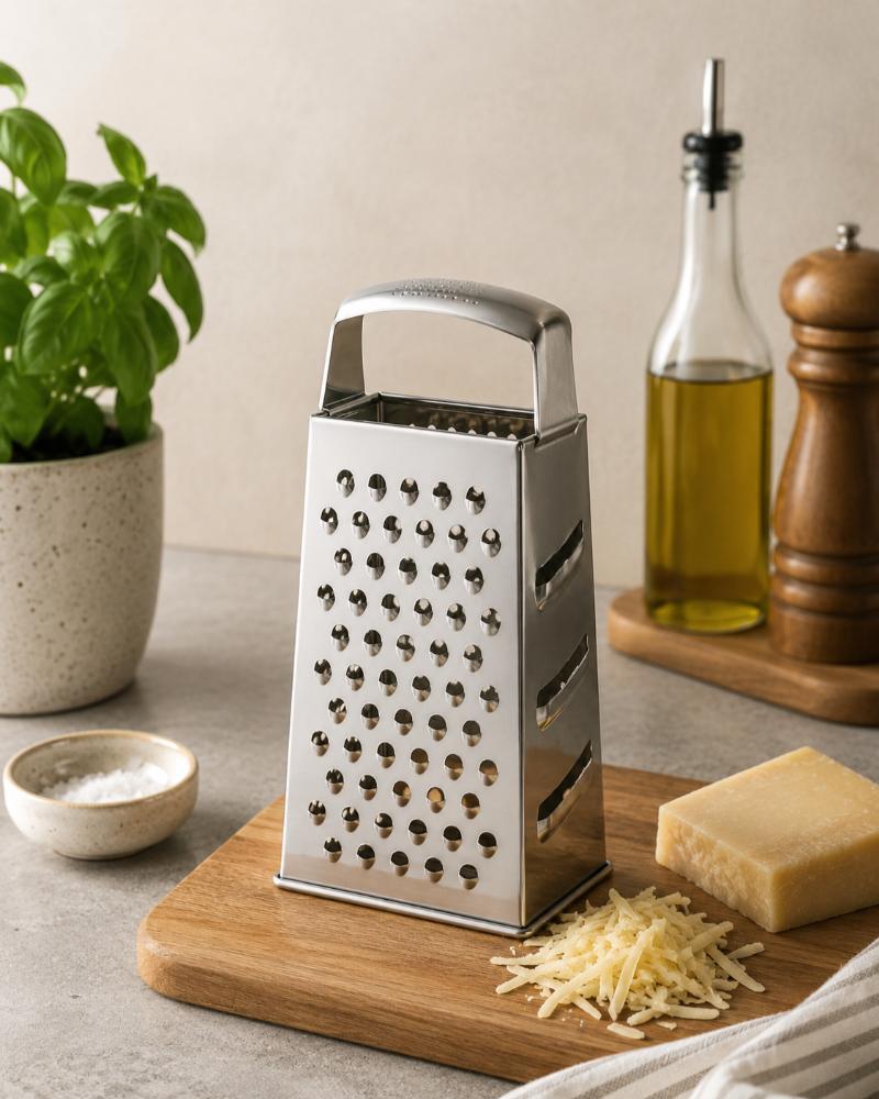 Kitchen Scratcher 4 Sided Stainless Steel 24x10cm