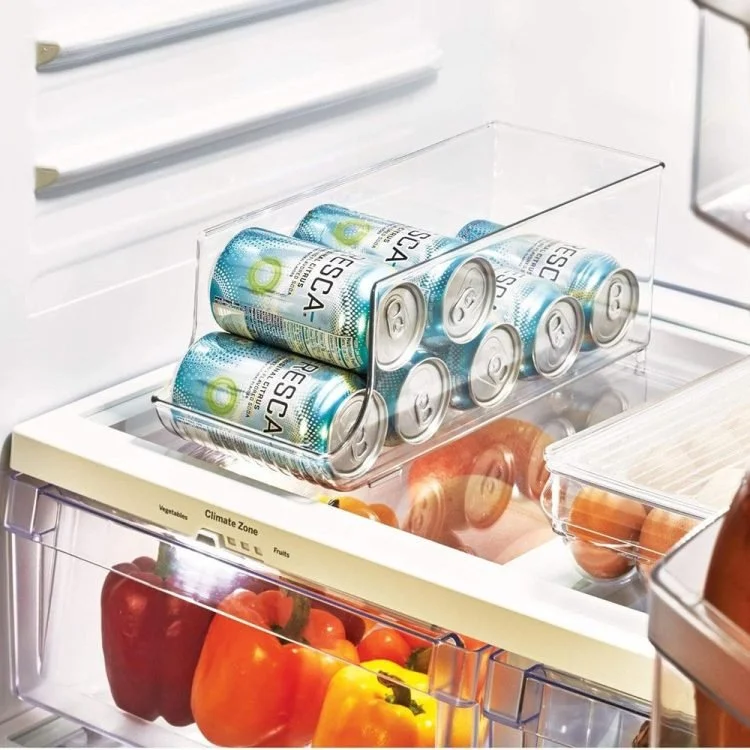 Kitchen Storage Bin for Refrigerator, Can Dispenser, Cabinet, Makeup Container