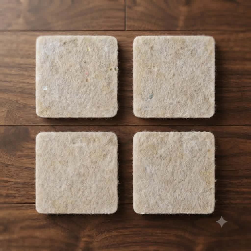 Square Table Foot Pad Set Of 4 pcs