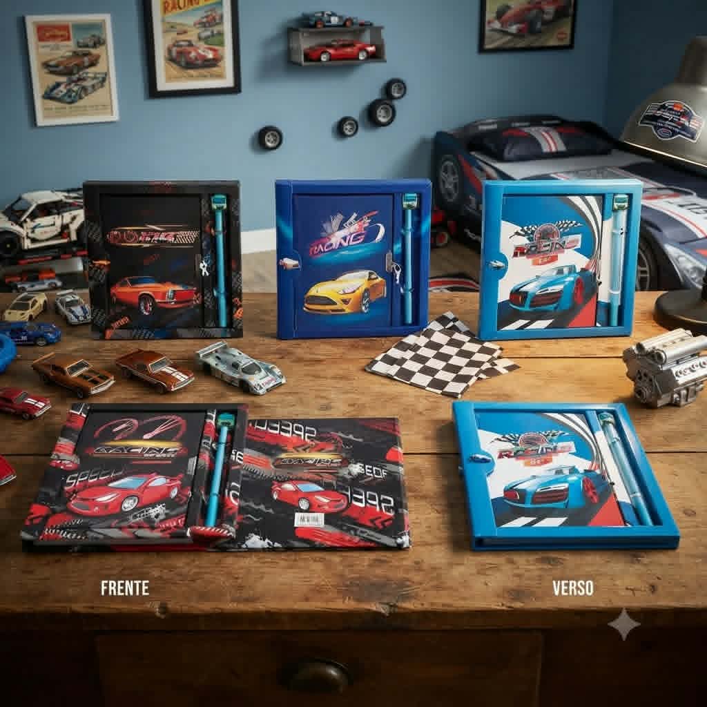 Cars Notebook With Pencil