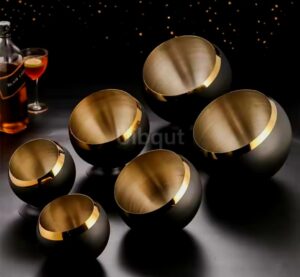 SET OF 3 STAINLESS STEEL BOWLS - Image 4