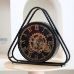 VINTAGE TRIANGLE CLOCK