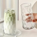 VINTAGE HAMMERD CLEAR GLASS CUP