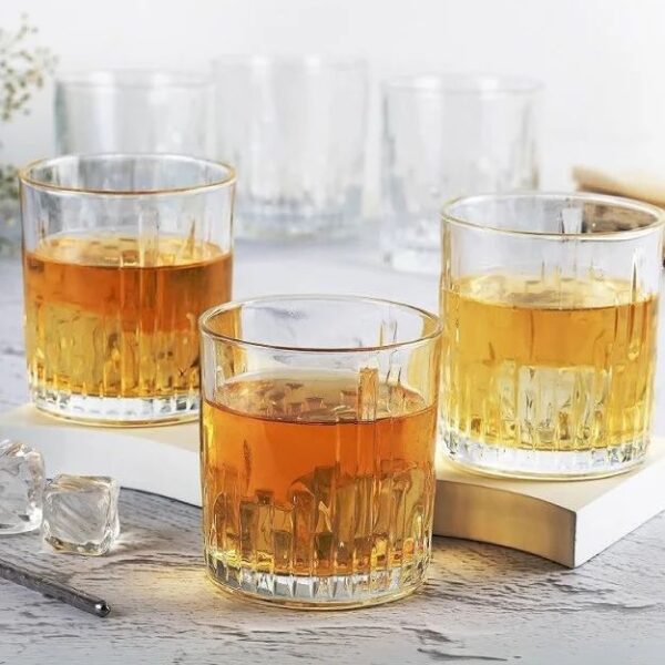 Deli Glassware 6Pcs/Set Glass Cups 280ml