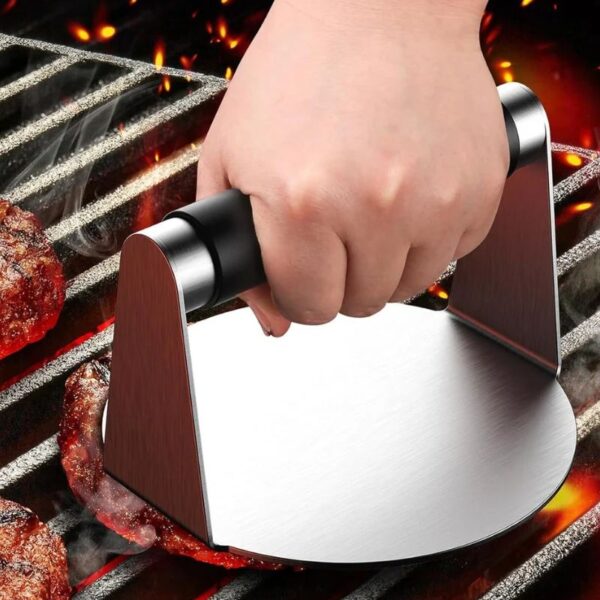 Stainless Steel Burger And Grill Press