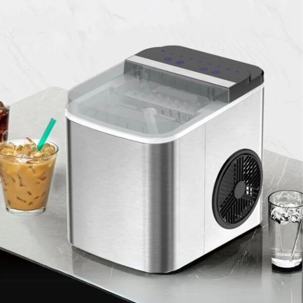 Super Crest SCT-3009 Portable Automatic Electric Ice Cube Maker with Self- Cleaning Function Ice Maker Machine