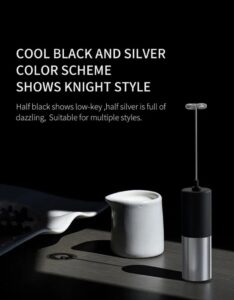 Handheld Electric Milk and Coffee Stainless Frother - Image 9