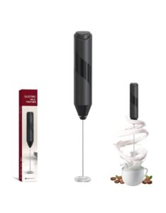 Electric Milk Frother Handheld Stainless Steel Mini Foam Maker - Image 2