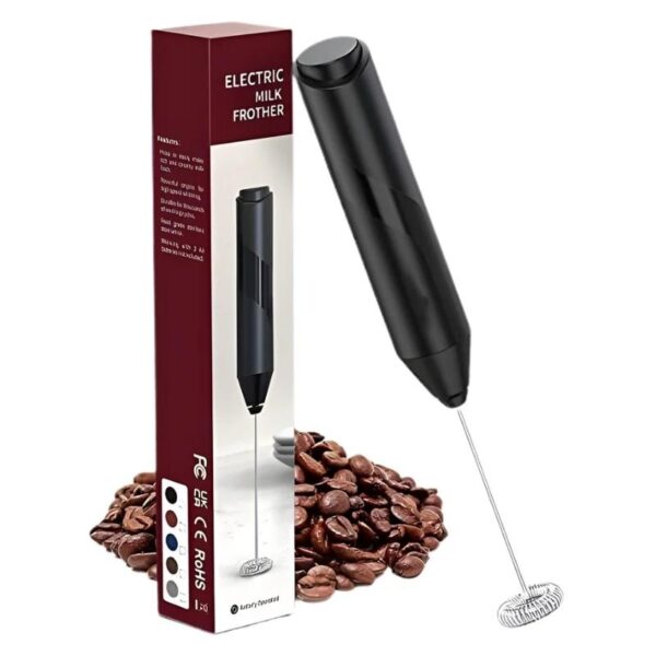 Electric Milk Frother Handheld Stainless Steel Mini Foam Maker