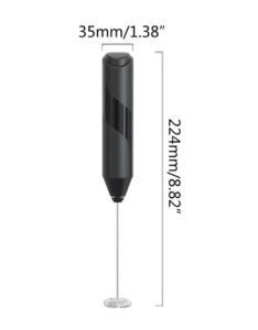 Electric Milk Frother Handheld Stainless Steel Mini Foam Maker - Image 5