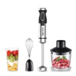 𝗦𝘂𝗽𝗲𝗿 𝗖𝗿𝗲𝘀𝘁 600W Electric Wireless Stainless Steel Stick Blender
