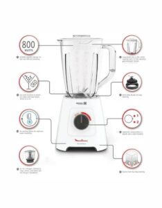 𝗠𝗼𝘂𝗹𝗶𝗻𝗲𝘅 Blend Force 2L Juice Maker Blender 600W 3 Speeds - Image 5