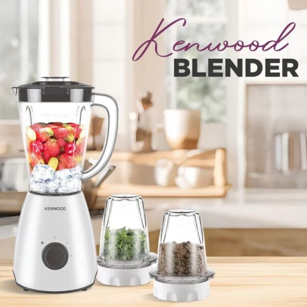 𝗞𝗲𝗻𝘄𝗼𝗼𝗱 400W 2L Juicer Blender with Grinder Chopper Ice Crushing Function