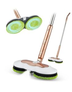 2 Pads Powerful Sweeper Cordless Electric Mop