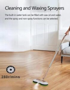 2 Pads Powerful Sweeper Cordless Electric Mop - Image 4