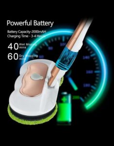 2 Pads Powerful Sweeper Cordless Electric Mop - Image 7