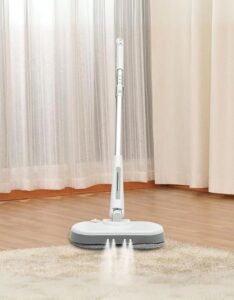 𝗠𝗗𝗛𝗟 Rechargeable Cordless Electric Mop with LED Light Dual Wheel High Speed Rotary Sweeper