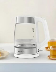 𝗠𝗼𝘂𝗹𝗶𝗻𝗲𝘅 Glass Electric Kettle Measurement Marks 1.7 L