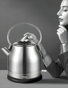 𝗗𝗦𝗣 Electric Stainless Steel 1.7L Capacity Kettle 2200W Power - Image 2