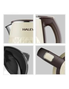 𝗛𝗮𝗹𝗲𝘆 Double-Layer 2000W Electric Kettle Stainless 2.2L - Image 2