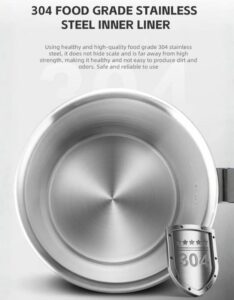𝗛𝗮𝗹𝗲𝘆 Double-Layer 2000W Electric Kettle Stainless 2.2L - Image 3