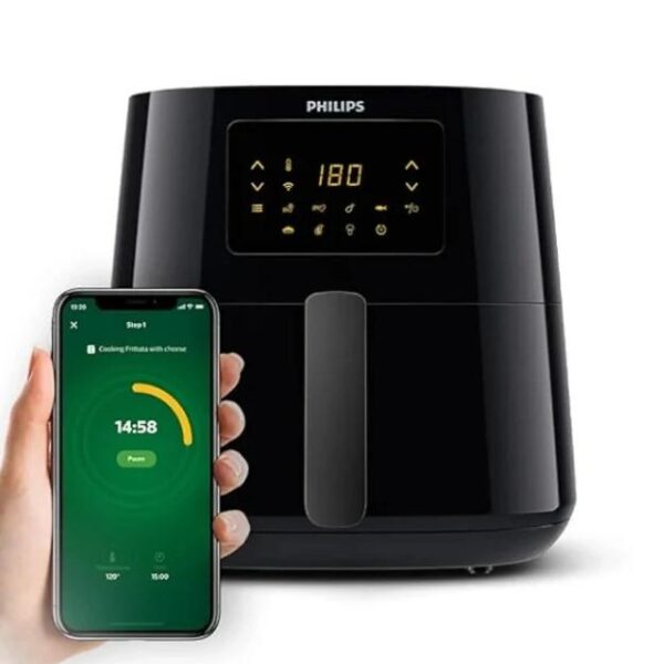 𝗣𝗵𝗶𝗹𝗶𝗽𝘀 XL Size 6.2 Liter WIFI Connected Airfryer 90% Less Fat