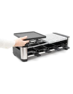 𝗦𝗶𝗹𝘃𝗲𝗿 𝗖𝗿𝗲𝘀𝘁 1400W Raclette-Grill - Image 4