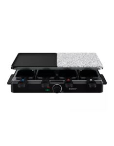 𝗦𝗶𝗹𝘃𝗲𝗿 𝗖𝗿𝗲𝘀𝘁 Kitchen Tools 1300W Raclette Grill - Image 3
