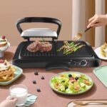 𝗗𝗦𝗣 2 In 1 Contact Grill Machine Griddle 1600W