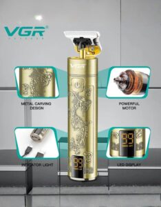 𝗩𝗚𝗥 V-076 Professional Hair Trimmer for Men - Image 2